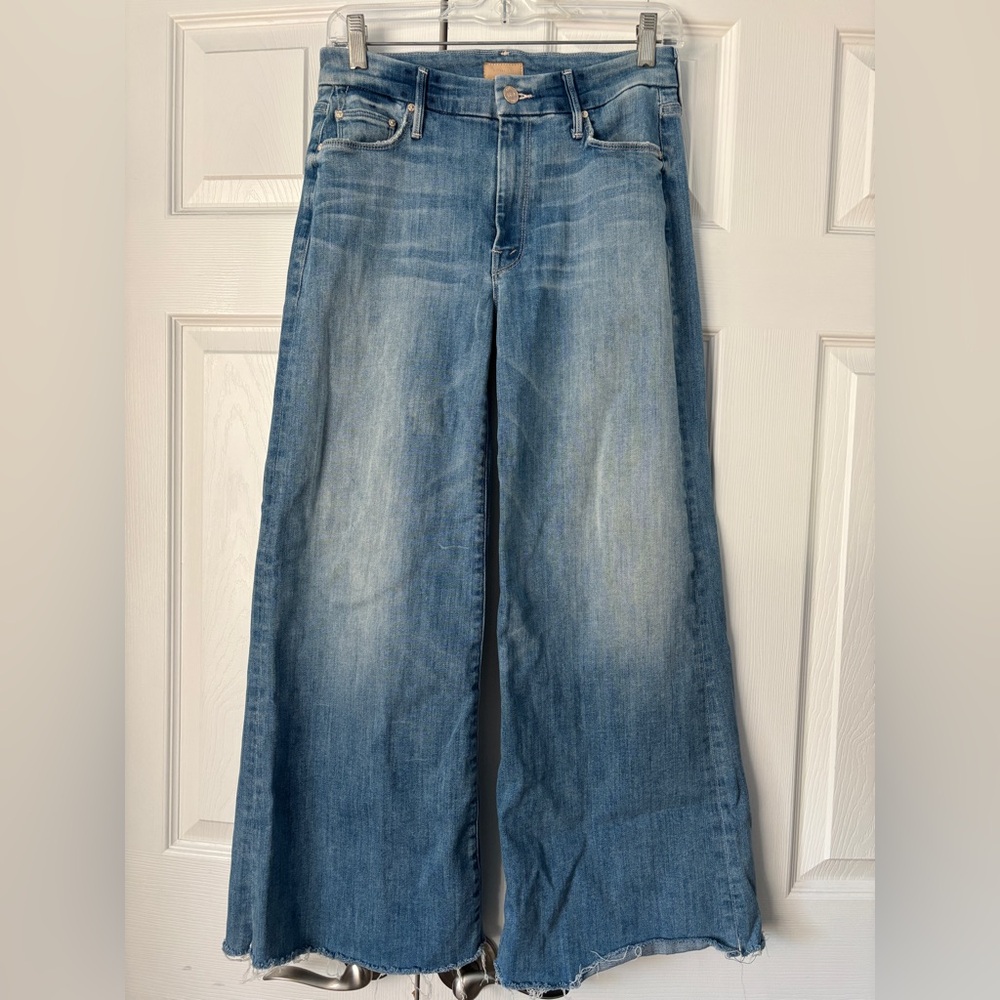 NWOT Mother Jeans : The Roller Crop Snippet Fray